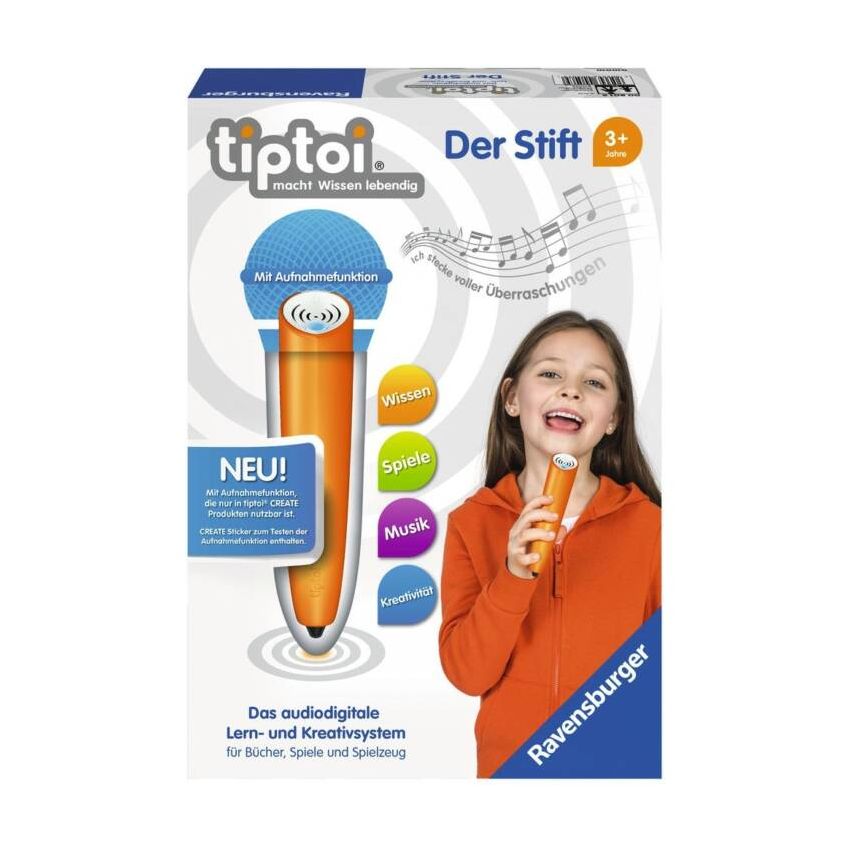 Ravensburger tiptoi® - Der Stift mit Aufnahmefunktion