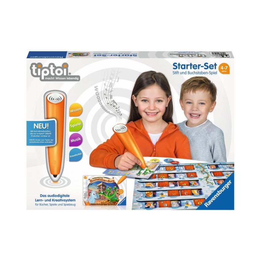 Ravensburger tiptoi® - Starter-Set Buchstabenspiel inkl. Stift
