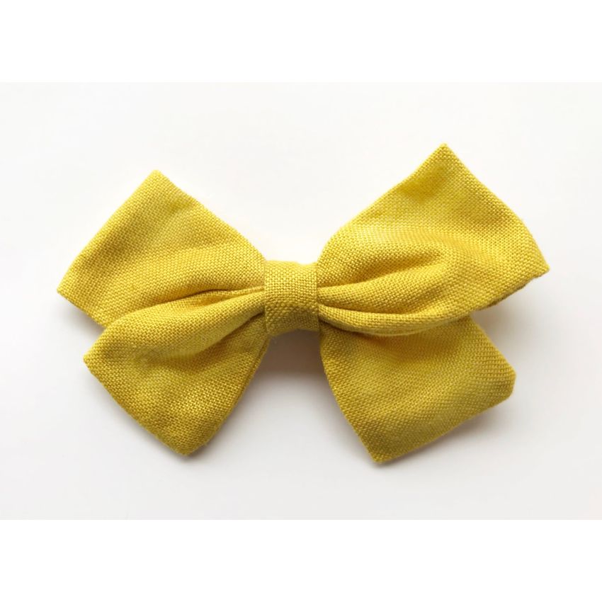 Forever Autumn - Leinen Haarclip Sunflower