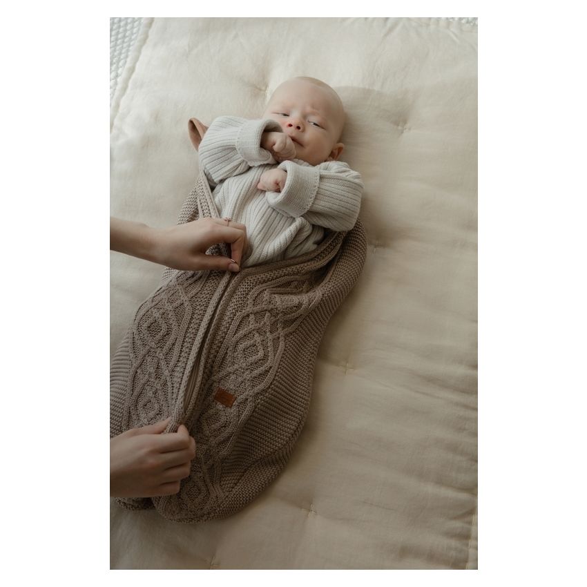 loom knits - Cocoonn Kuschelsack Jasper Capuccino