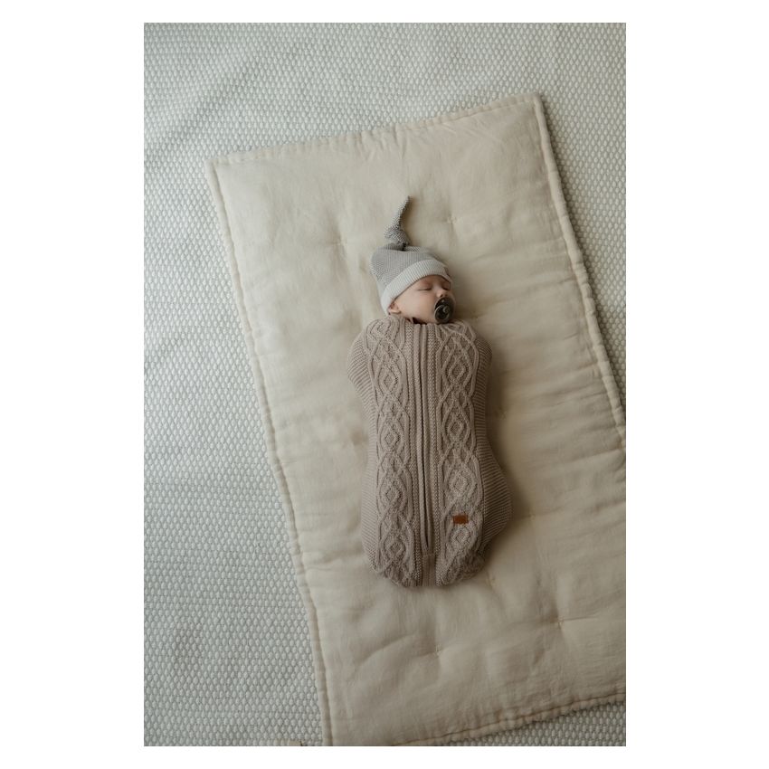 loom knits - Cocoonn Kuschelsack Jasper Capuccino