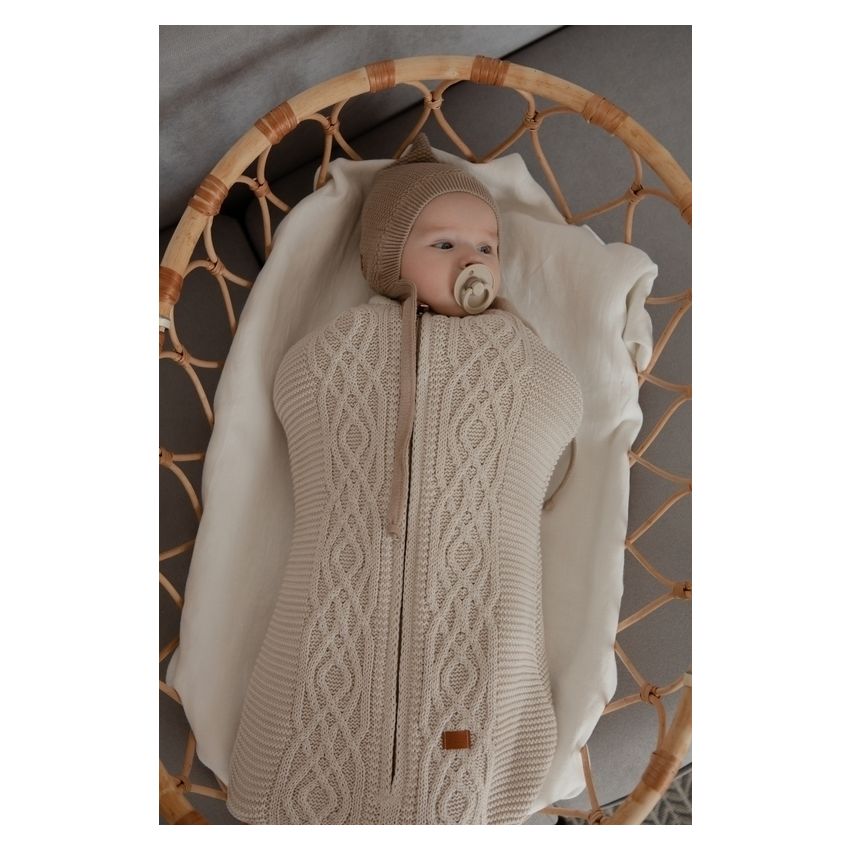 loom knits - Cocoonn Kuschelsack Jasper Baked Milk