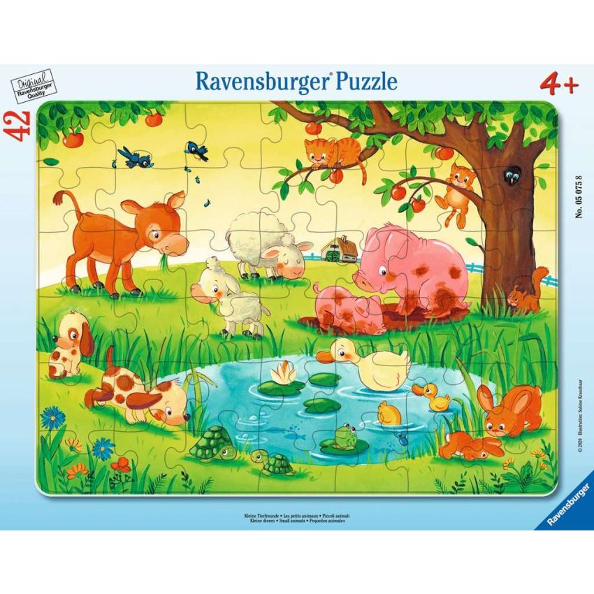 Ravensburger - Kinderpuzzle Kleine Tierfreunde