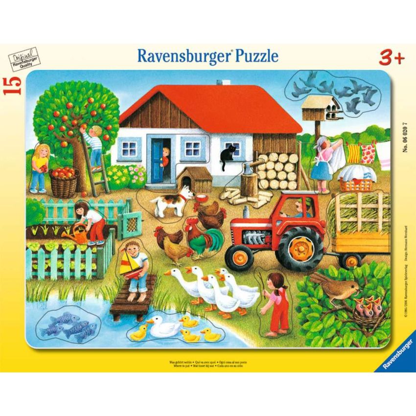 Ravensburger - Kinderpuzzle Was gehört wohin?