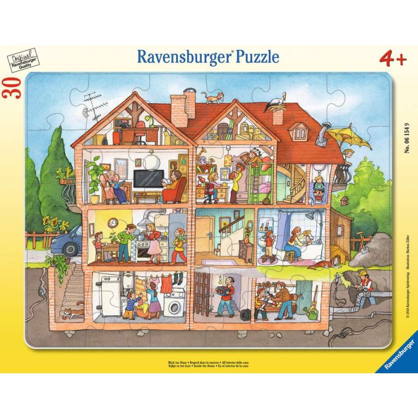 Ravensburger - Kinderpuzzle Blick ins Haus