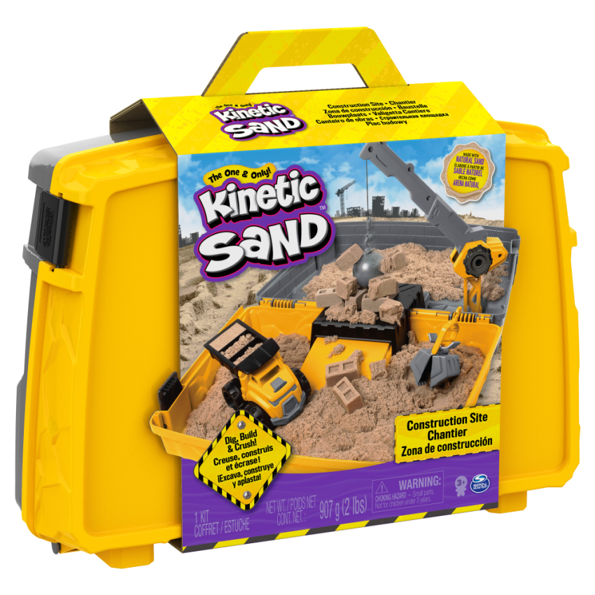 Spin Master - Kinetic Sand Construct. Box 907g