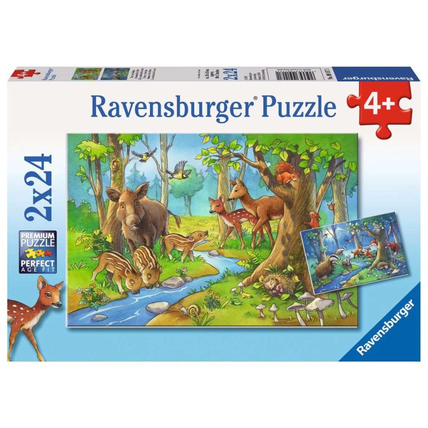 Ravensburger - Kinderpuzzle Tiere des Waldes