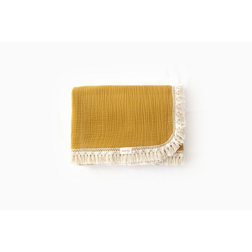 Mrs Ertha - Muslin Decke Shilo Mustard