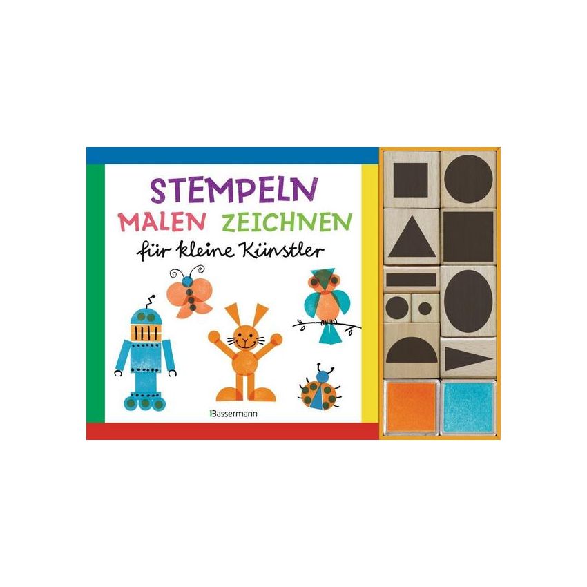 Basserman Verlag - Stempeln, malen, zeichnen für kleine Künstler