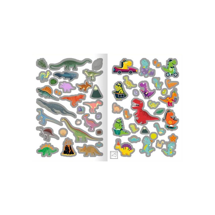 arsEdition - Metallic-Sticker Dinosaurier