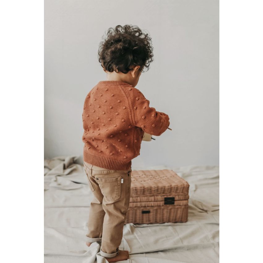 Jamie Kay - Strick Pullover Dotty Rost