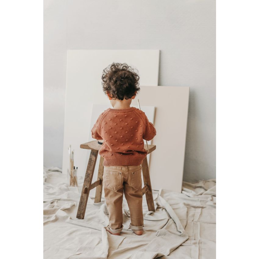 Jamie Kay - Strick Pullover Dotty Rost