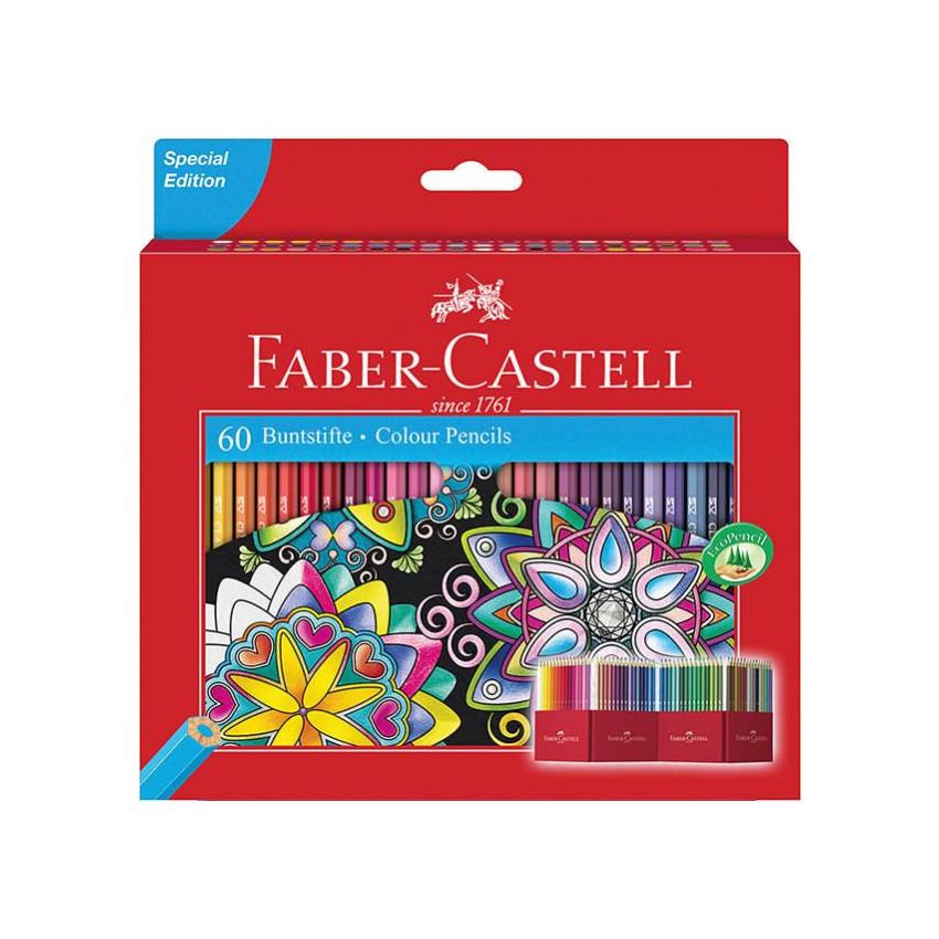 Faber-Castell - Buntstifte Castle 60er Set