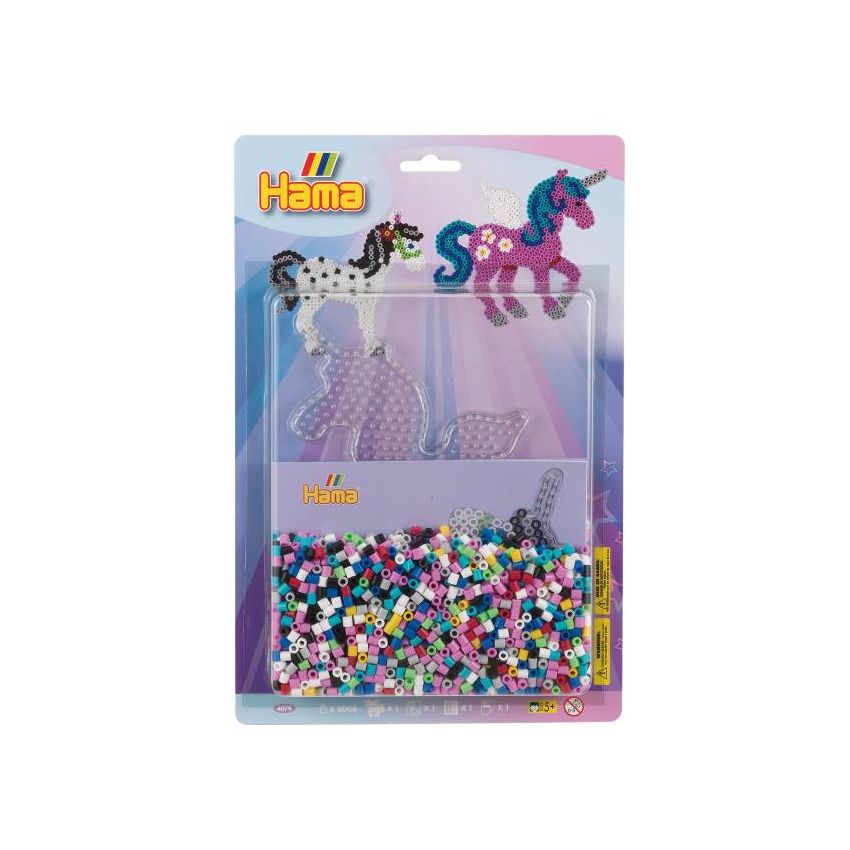Hama - Bügelperlen Midi Einhorn