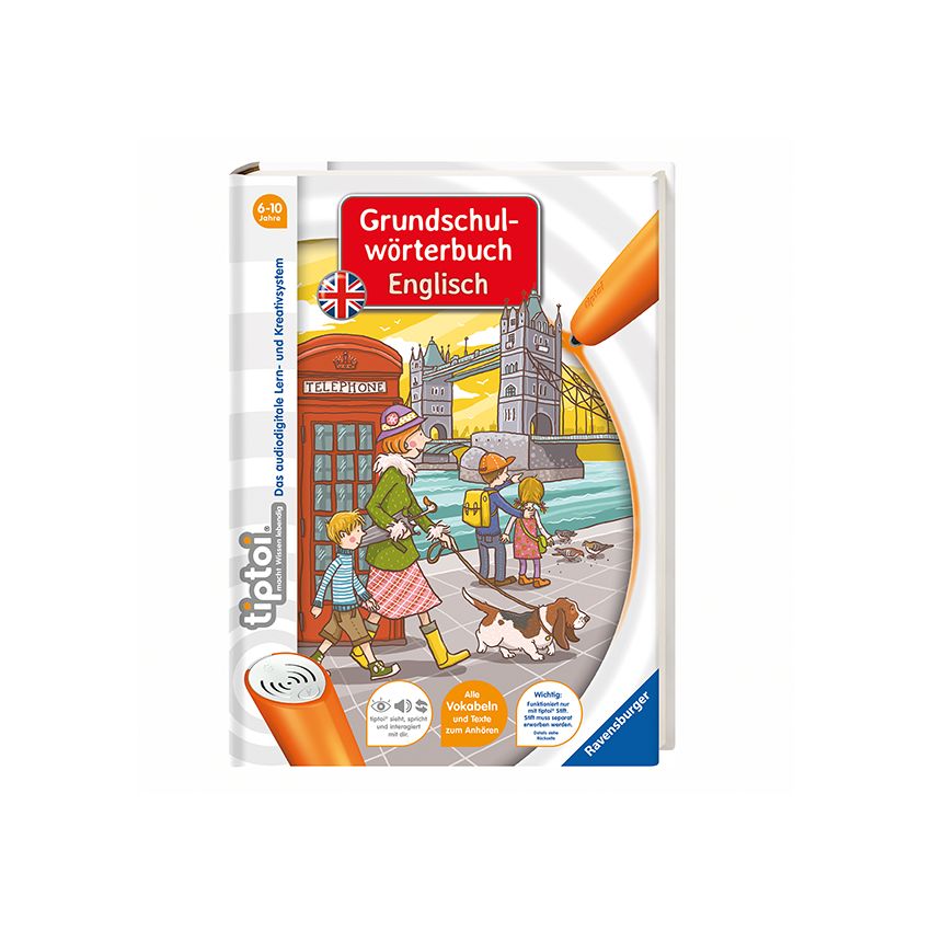 Ravensburger tiptoi® - Grundschulwörterbuch Englisch (ohne Stift)