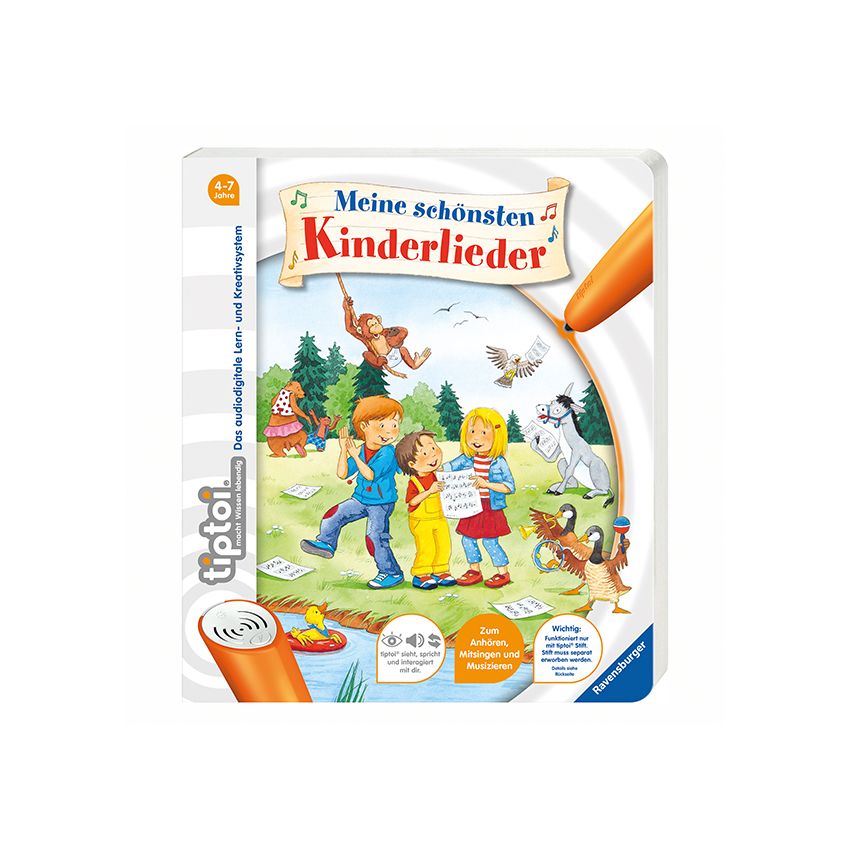 Ravensburger tiptoi® - Meine schönsten Kinderlieder (ohne Stift)