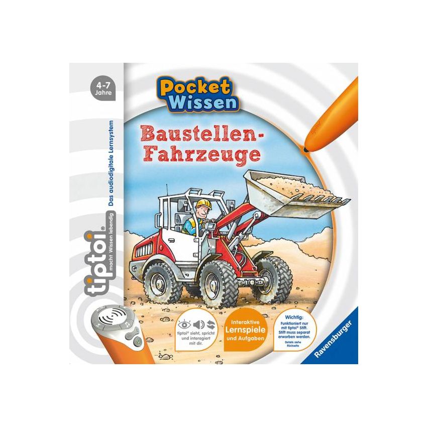 Ravensburger 00658 tiptoi® - Baustellenfahrzeuge