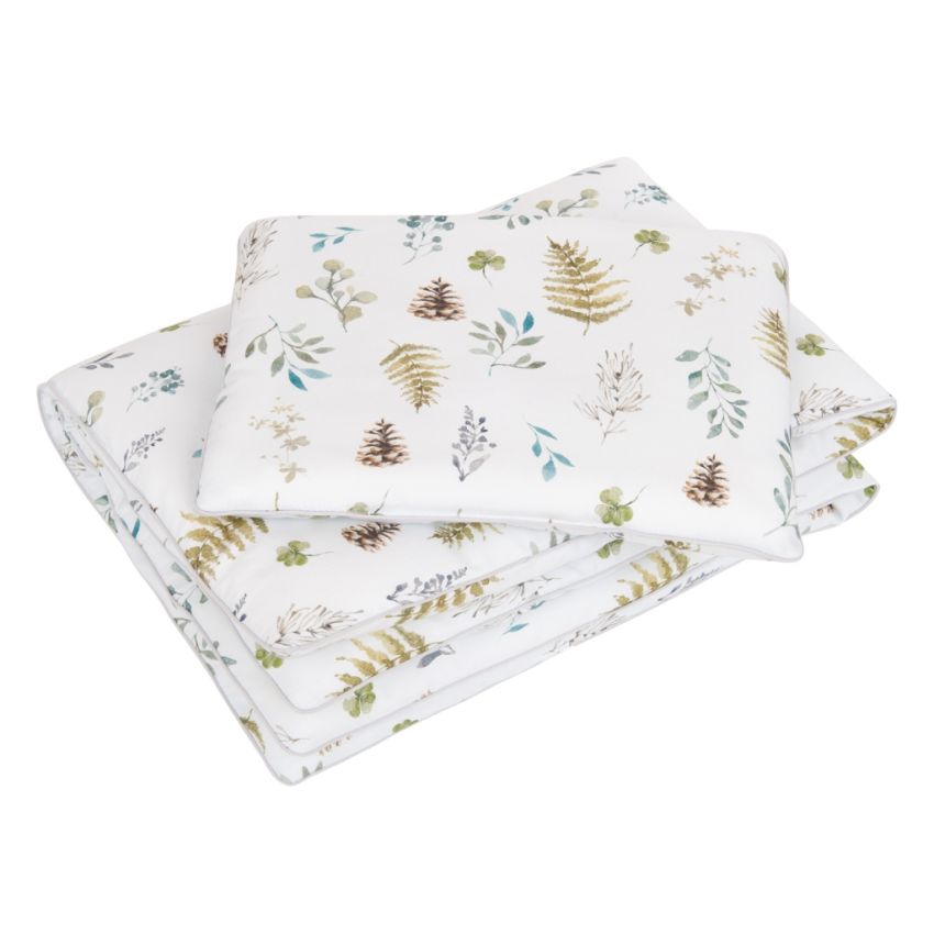 Samiboo - Bettset gefüttert 150 x 120cm Forest Adventures