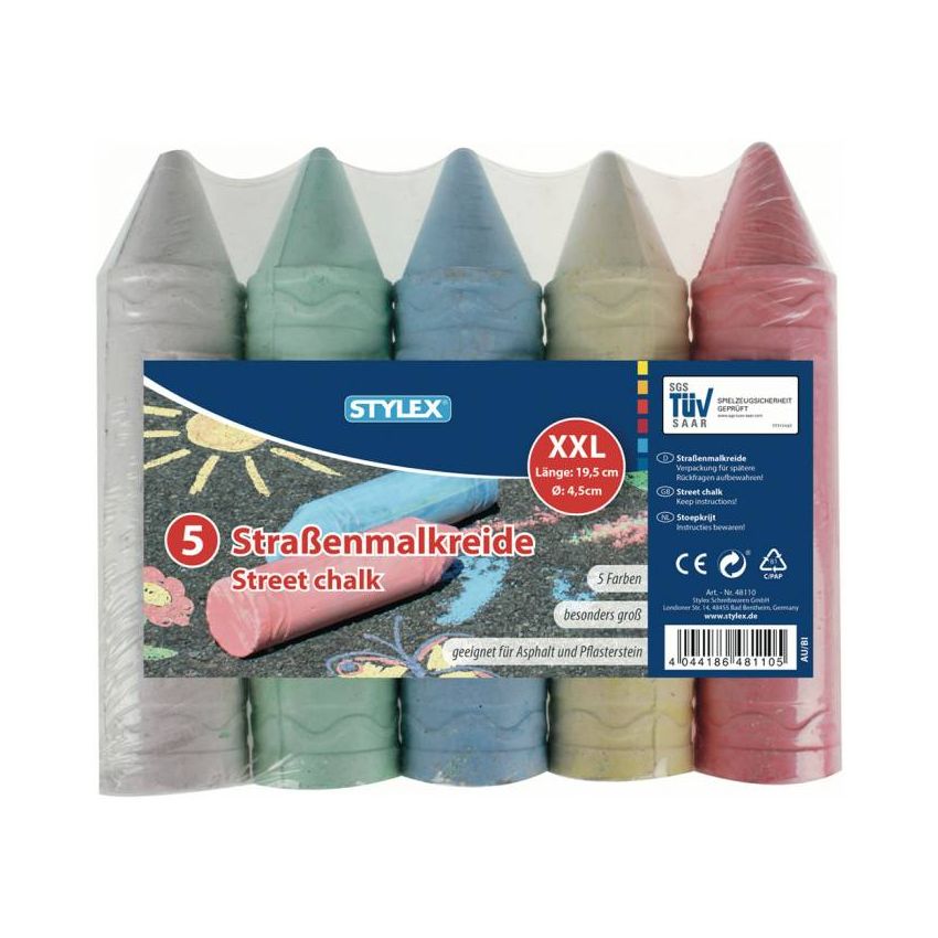 Strassen- Malkreide 5 Stangen XXL