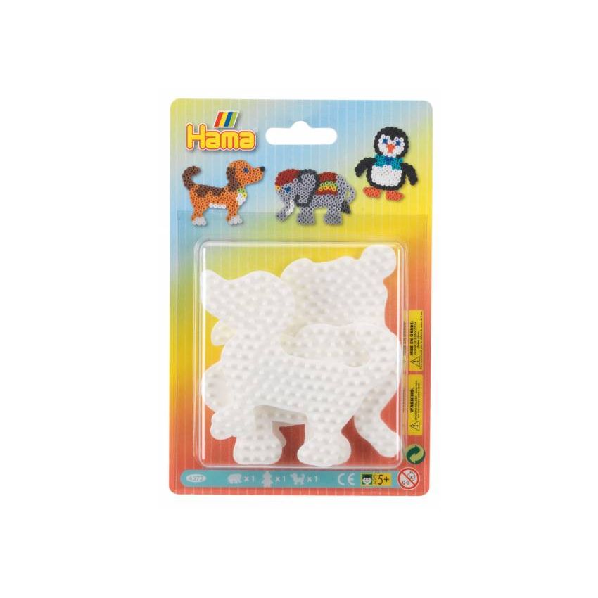 Hama - Stiftplatten 3er-Set, Midi-Bügelperlen