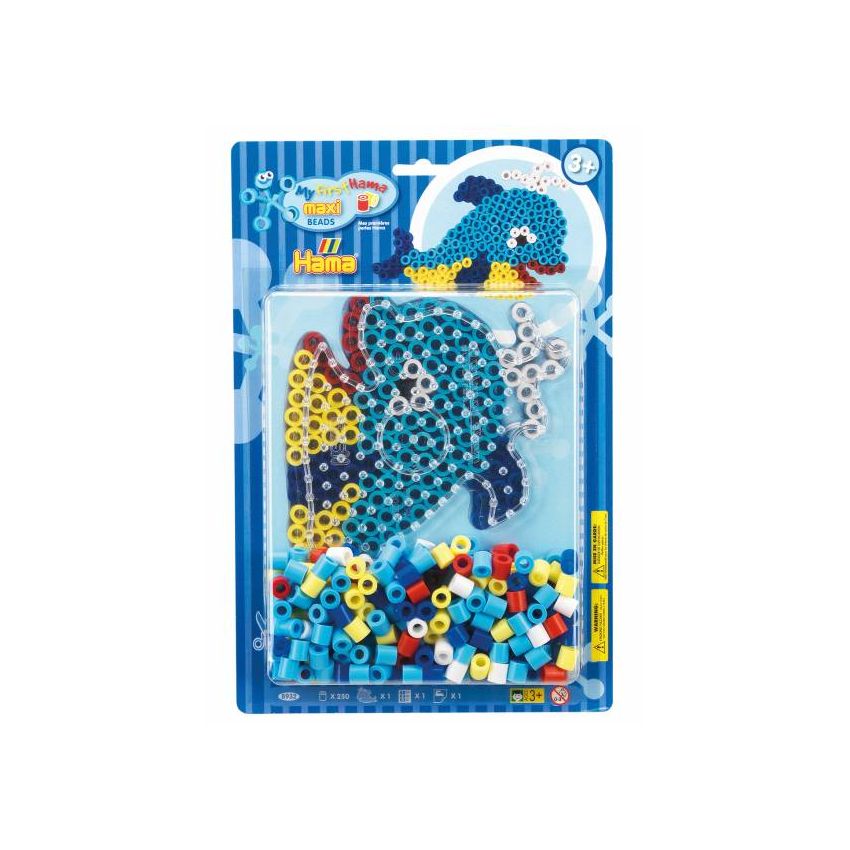 Hama - Maxi-Set Wal, Bügelperlen Maxi