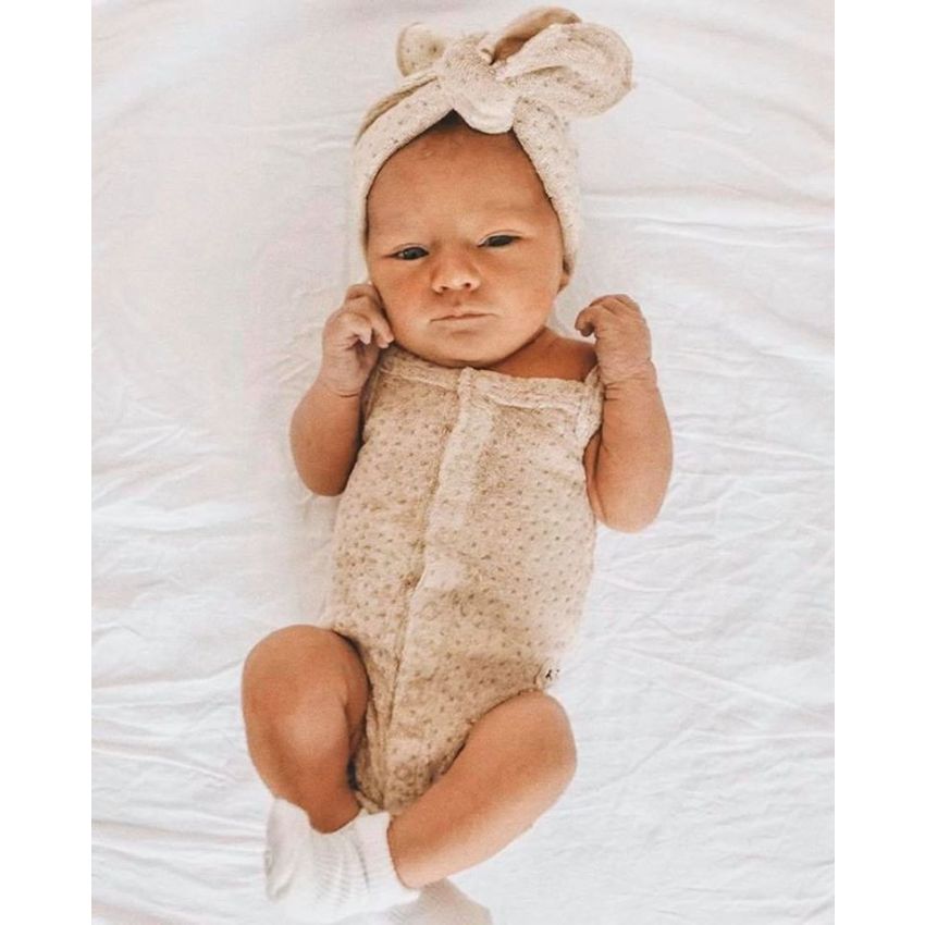 Susukoshi - Stirnband Teddy Plüsch Erde