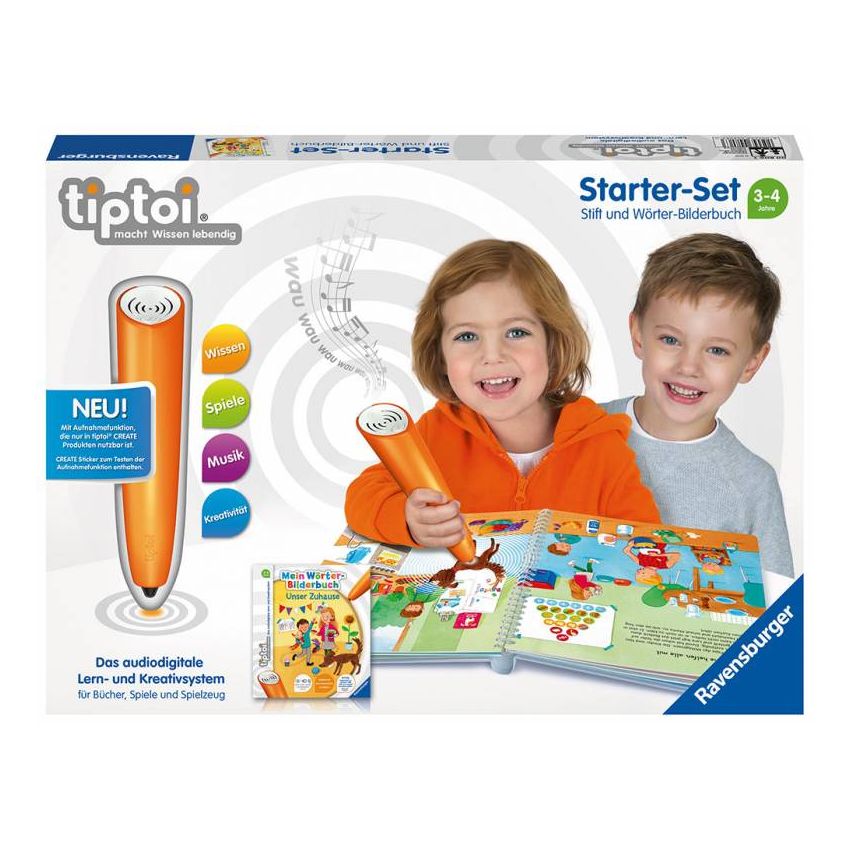 Ravensburger tiptoi® - Starter-Set Wörter-Bilderbuch inkl. Stift