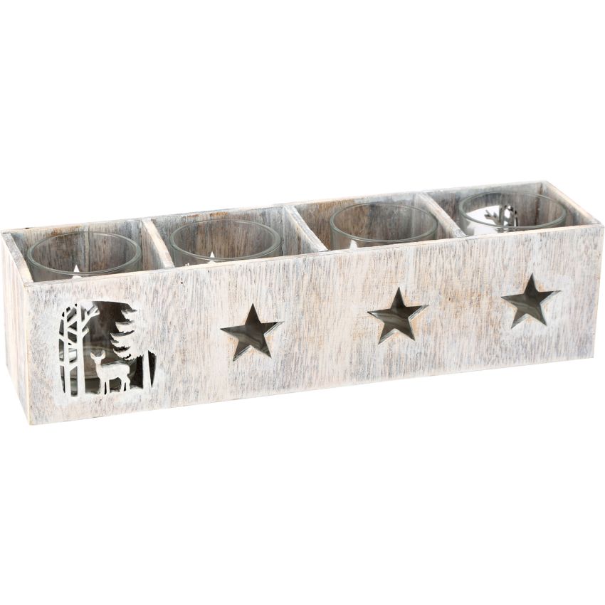 Small Foot - Teelichthalter Shabby Chic