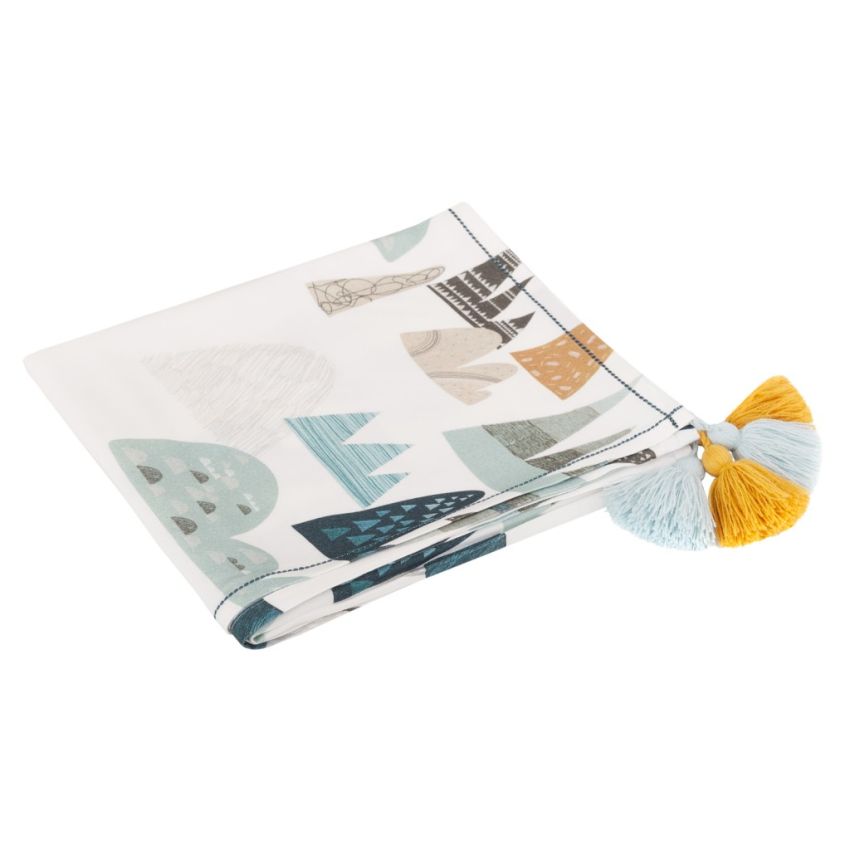 Samiboo - Swaddle mit Pommel Blue Hills