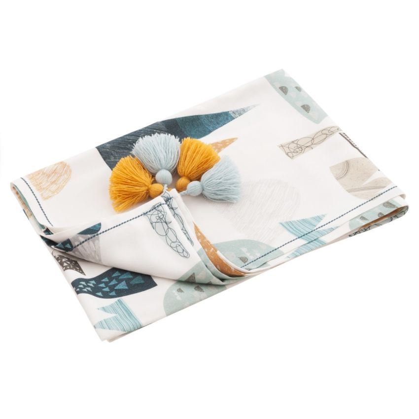 Samiboo - Swaddle mit Pommel Blue Hills