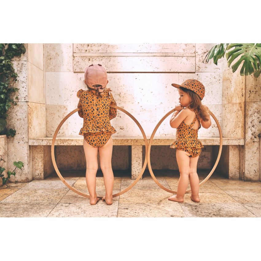 LIEWOOD - Sille UV Badeanzug mini Leo Mustard