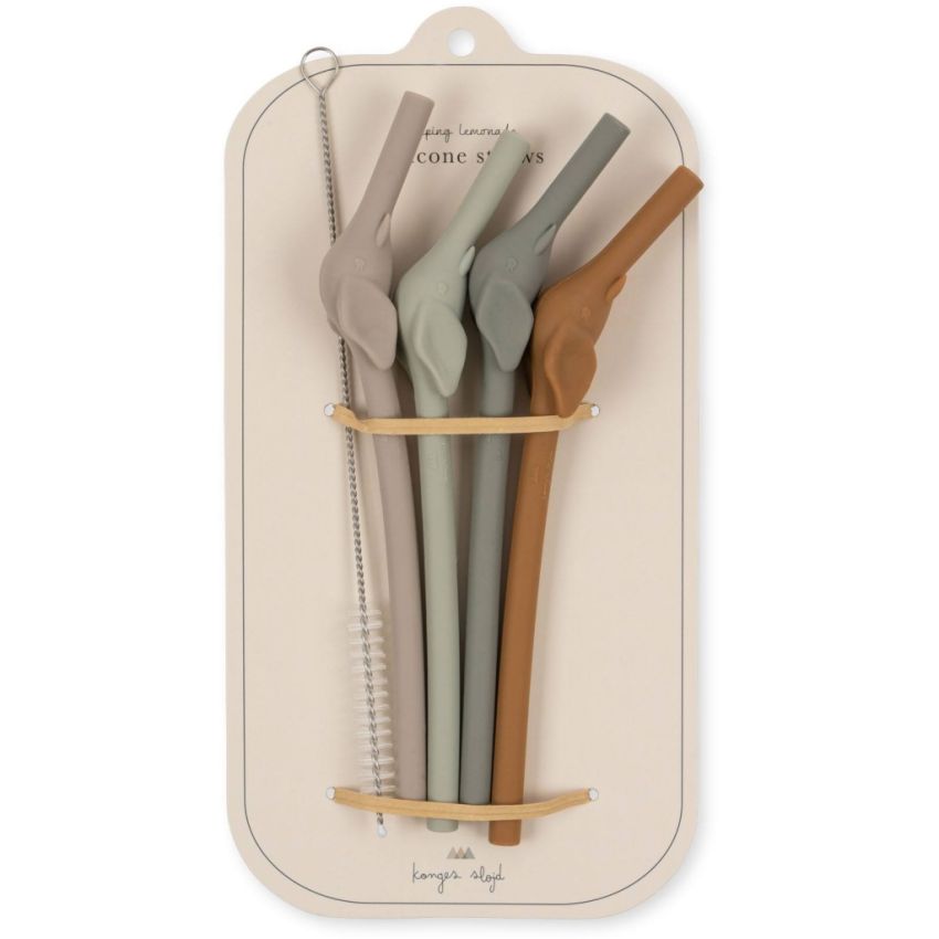 Konges Sløjd - Trinkhalme Elefanten Almond Mix