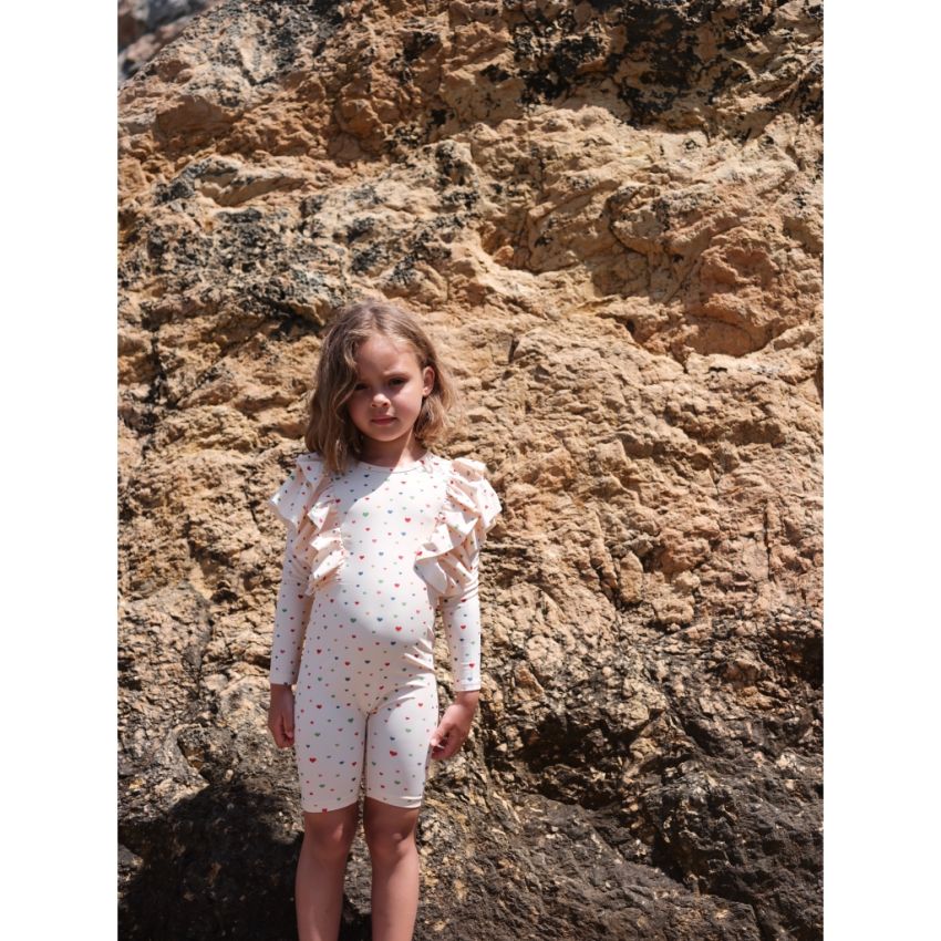 Konges Sløjd - UV Badeoverall Manuca Multi Hearts