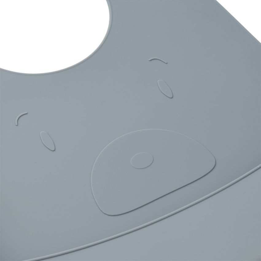 LIEWOOD - Tilda Silikonlätzchen Set Mr Bear Khaki Blue Fog