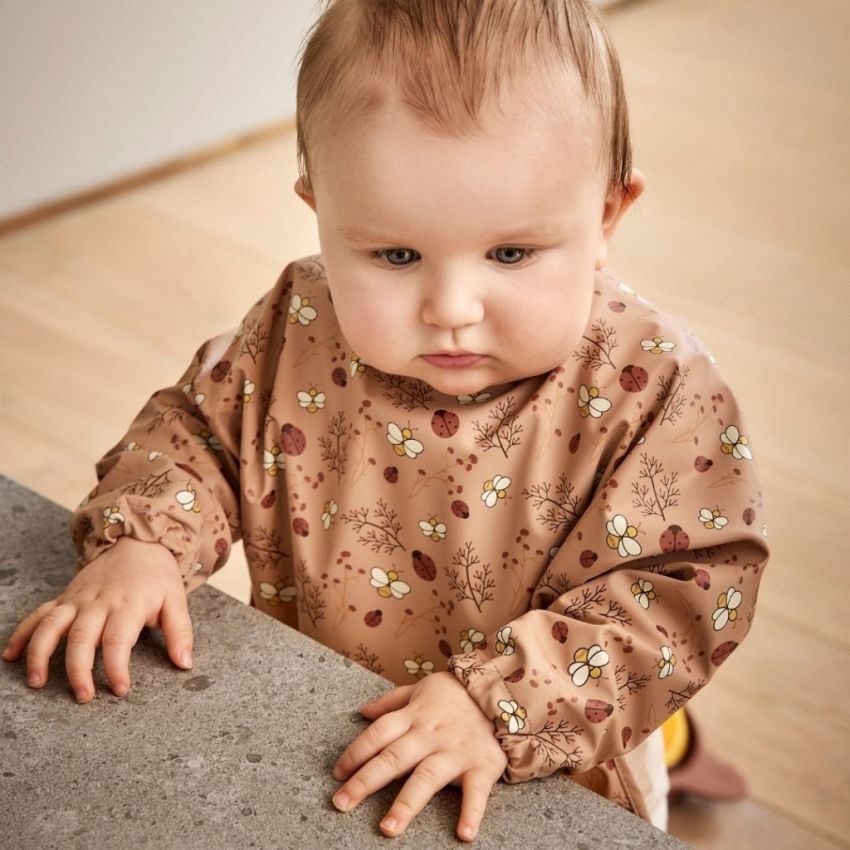nuuroo - Langarm Lätzchen Blümchen & Bienchen