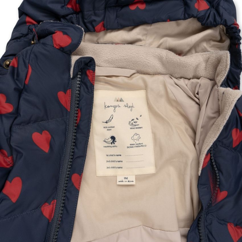 Konges Sløjd - Baby Daunen Overall Mon Amour