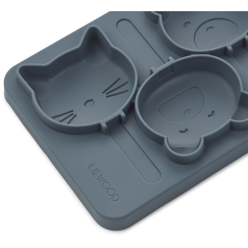 LIEWOOD - Silikon Glaceformen Manfred Whale Blue mIx