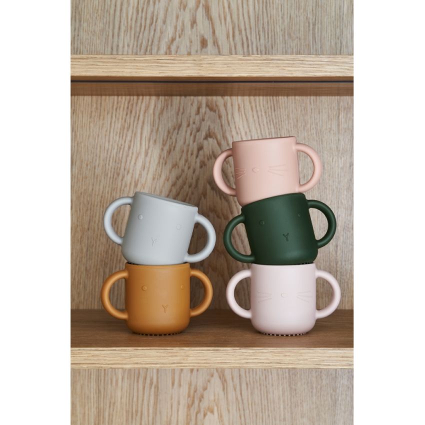 LIEWOOD - Gene Trinklerntassen Silikon Rabbit Peppermint - Yellow