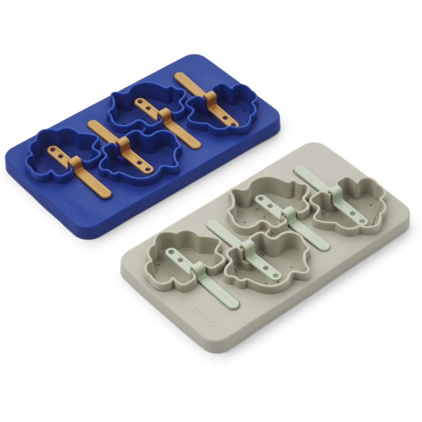 LIEWOOD - Silikon Glaceformen Manfred Surf Blue Mix
