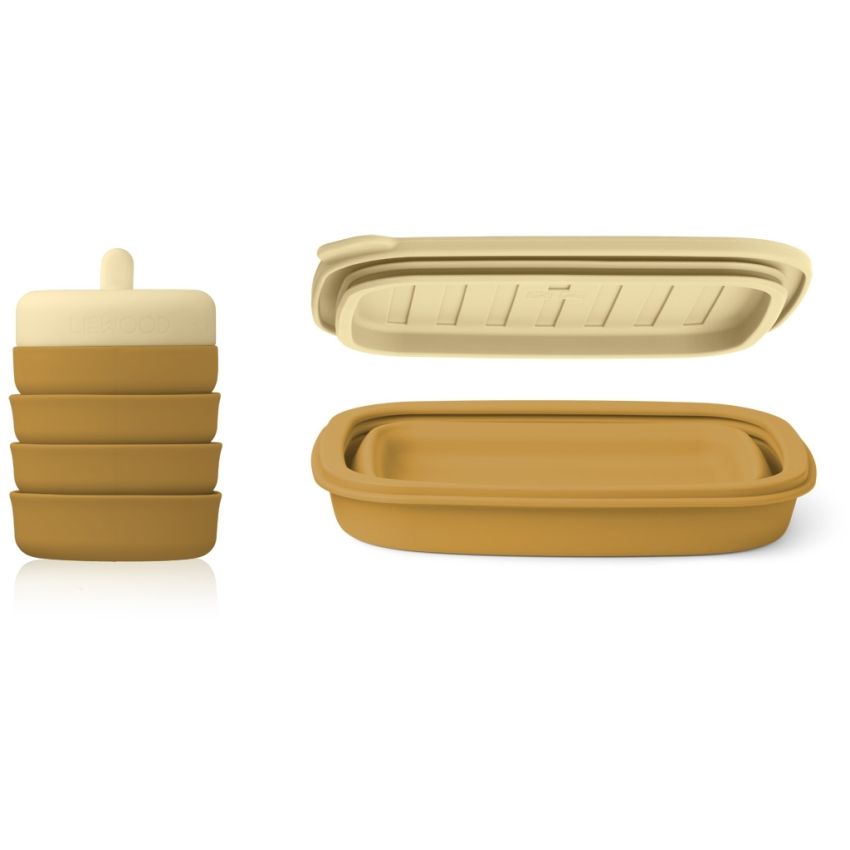 LIEWOOD - Faltbares Lunchset Jose Caramel - Safari