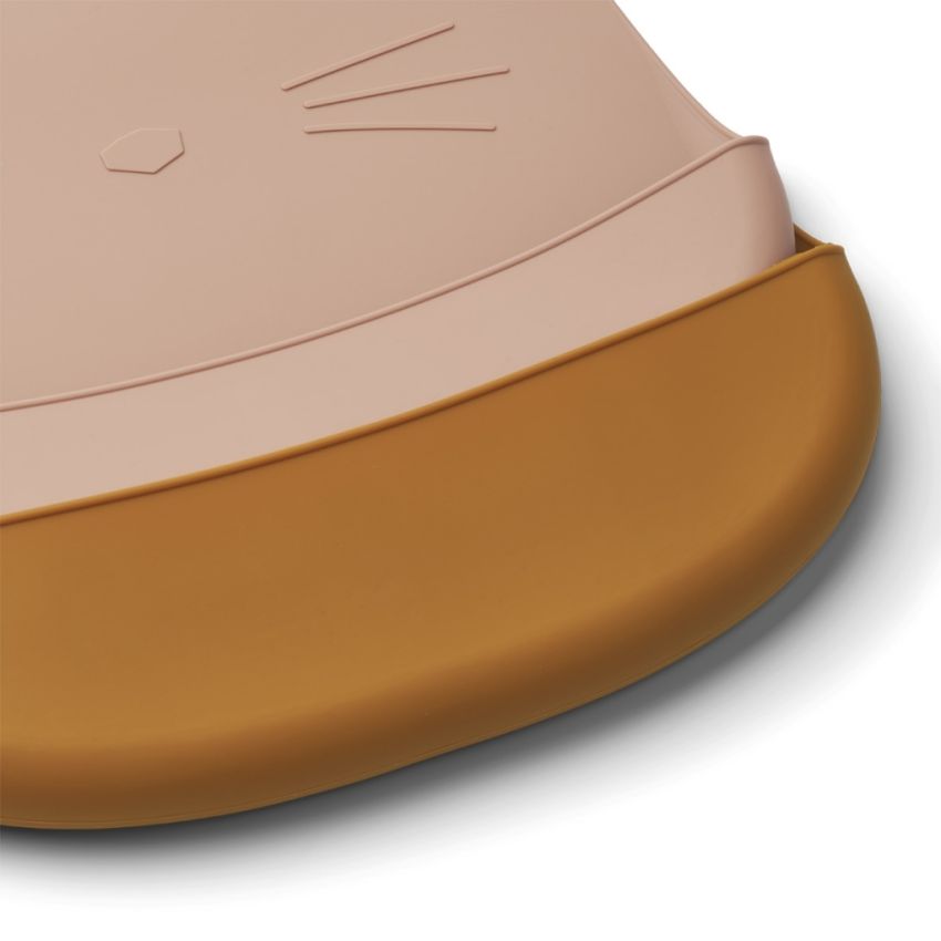 LIEWOOD - Tilda Silikonlätzchen Set Cat Mustard Rose Mix