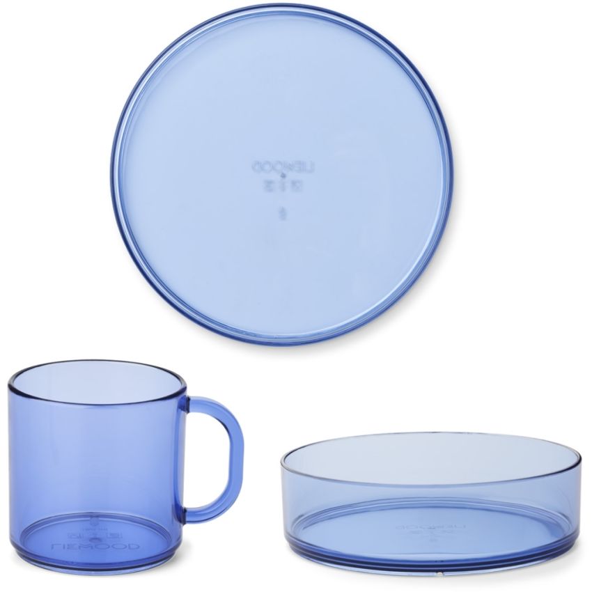 LIEWOOD - Siva Geschirrset Surf Blue