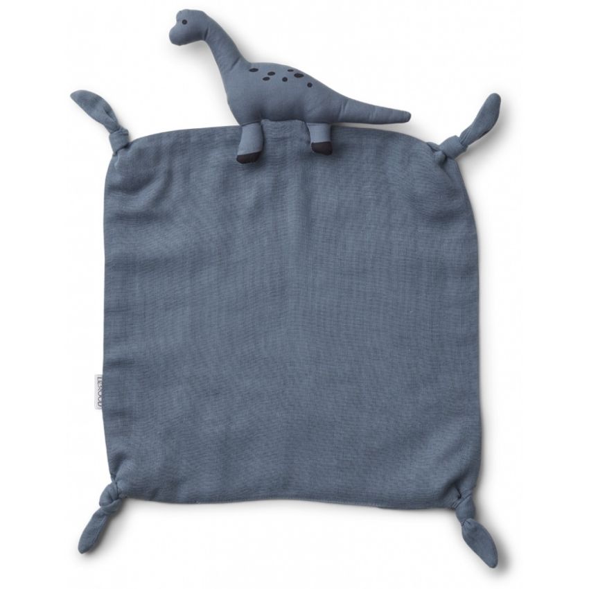 LIEWOOD - Agnete Schmusetuch Dino Blue Wave
