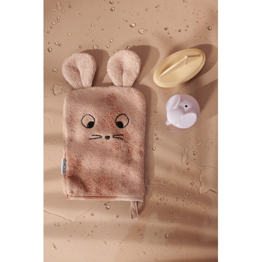 LIEWOOD - Sylvester Waschlappen Set Mouse Light Lavender