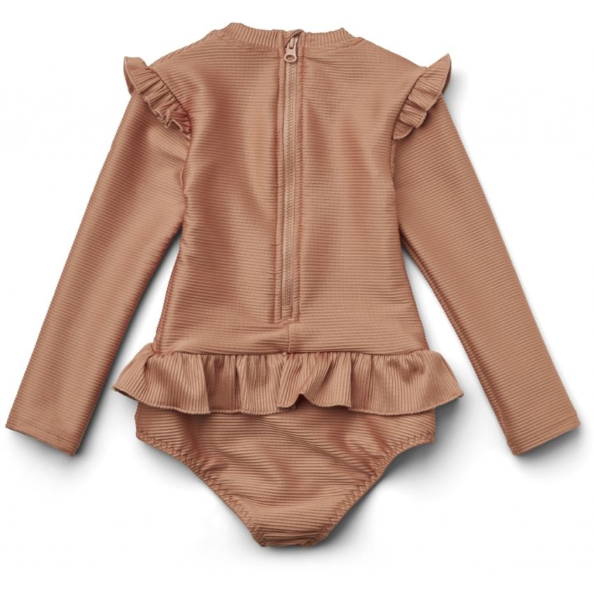 LIEWOOD - Sille UV Badeanzug Rippstoff Tuscany Rose