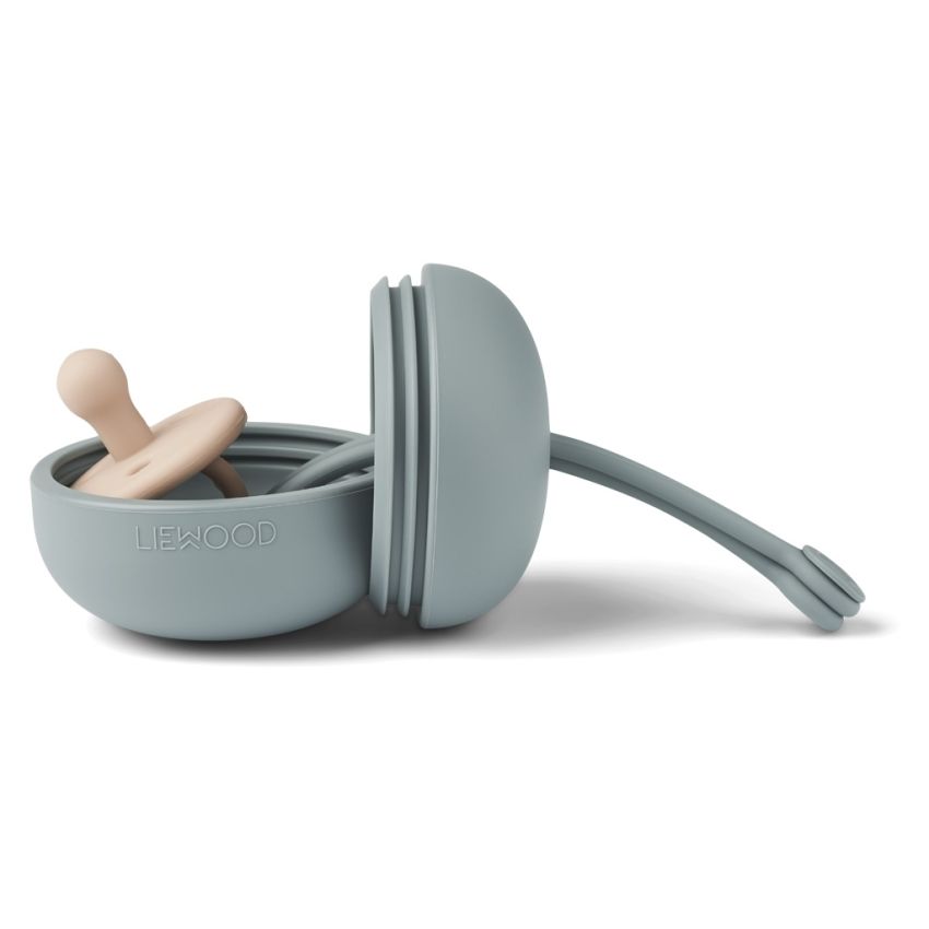 LIEWOOD - Schnullerbox Blue Fog