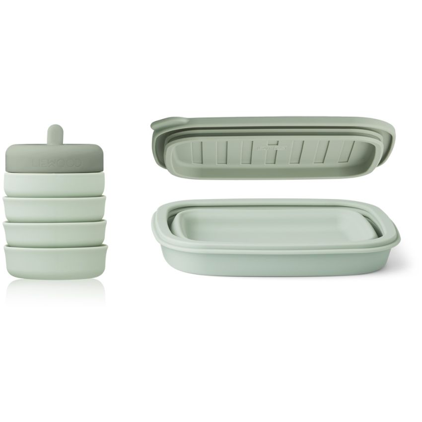 LIEWOOD - Faltbares Lunchset Jose Mint Green