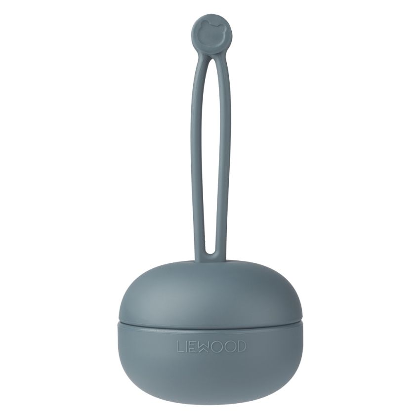 LIEWOOD - Schnullerbox Whale Blue