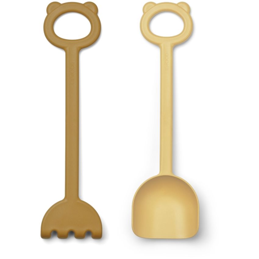 LIEWOOD - Schaufel & Rechen Jojoba Gelb - Caramel