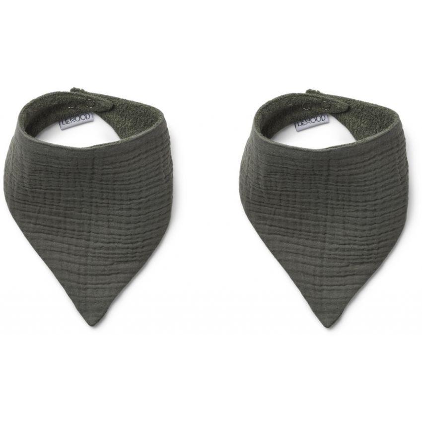 LIEWOOD - Andrea Muslin Sabberlätzchen Set Faune Green